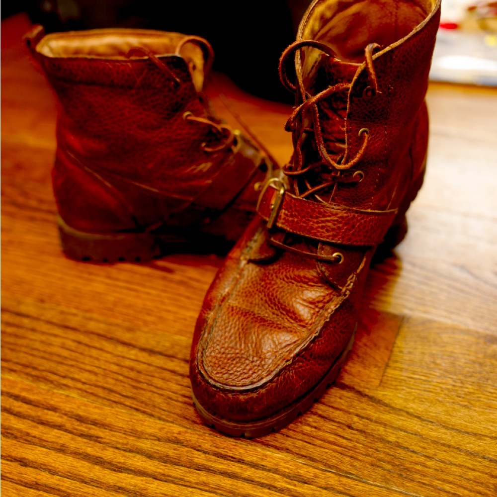 Polo men’s leather boots size 11 1/2